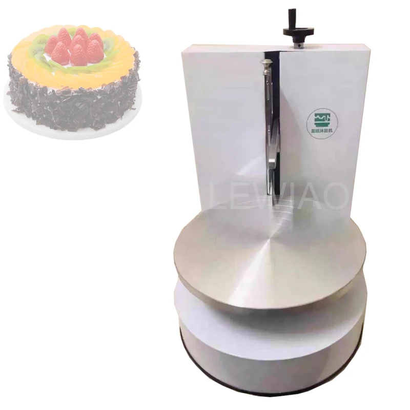 

Semi Automatic Birthday Cake Cream Spreading Machine Cakes Plastering Cream Coating Filling Maker