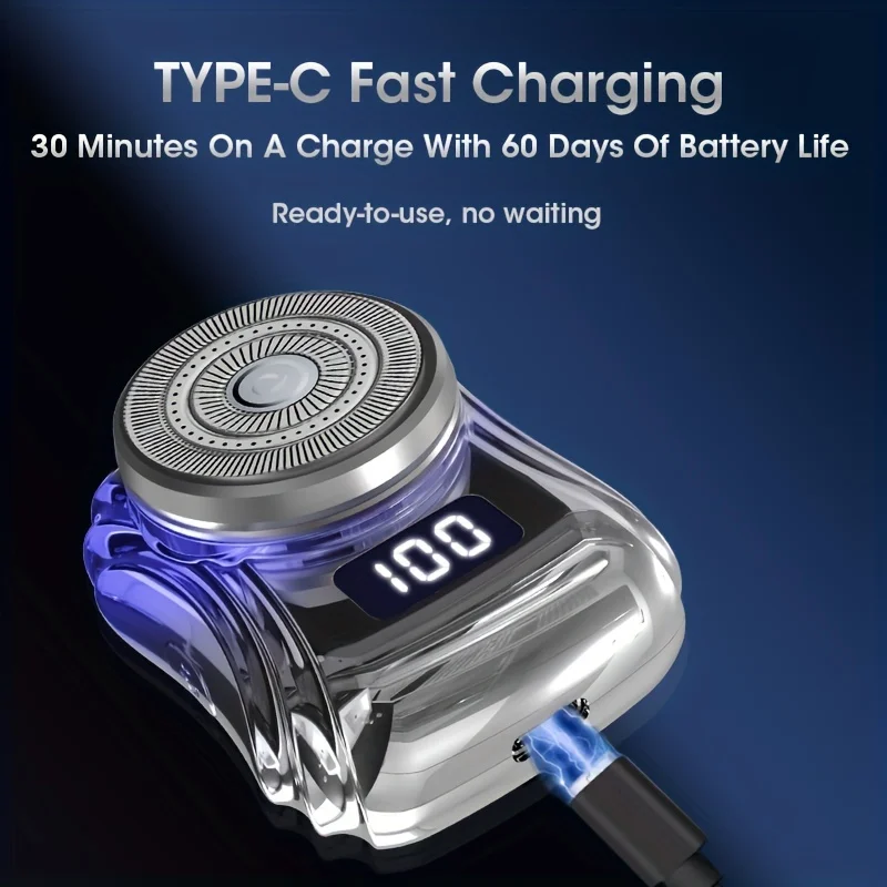 Portable Electric Rechargeable Waterproof Mini Shaver