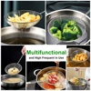 1/3pcs Spider Strainer Oval Skimmer Stainless Steel Filter Mesh with Handle for Kitchen Frying Food Pasta Spaghetti Cooking Tool 5