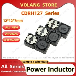 5pcs Power Inductor CDRH127 1UH 1.5U 2R2 3.3UH 4.7 6.8UH10UH 15U 22UH 33UH 47UH 68 100UH 101/150UH 151 221/330/471 470UH 681 1MH