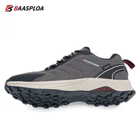 Baasploa Man Hiking Shoes Wear-Resistant Sneakers Non-slip Men Outdoor Sneaker Waterproof Light Male Walking Shoes Comforty 2023 4