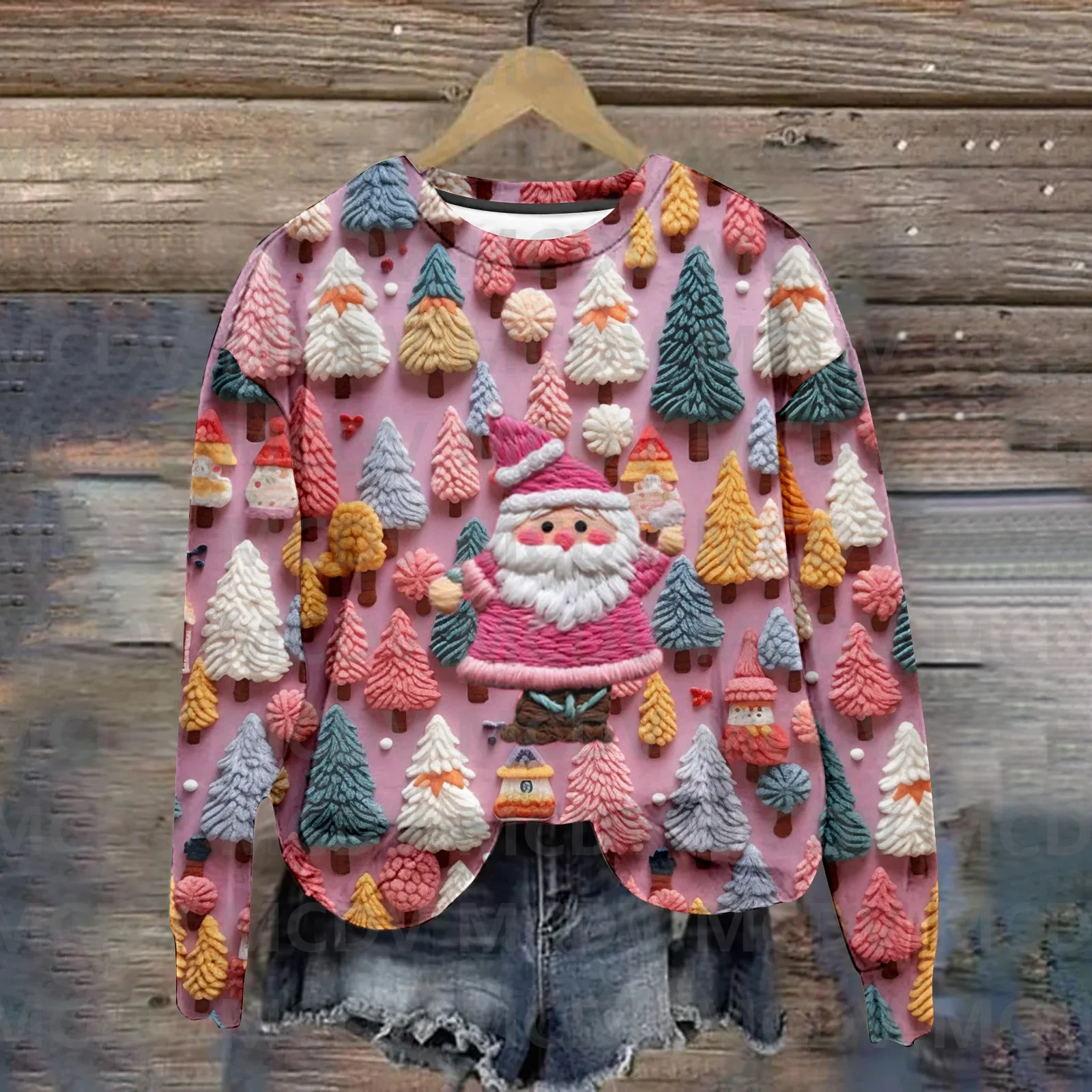 VogeLuxe | Women’s Snowman Christmas Graphic Sweater Dress main image 0