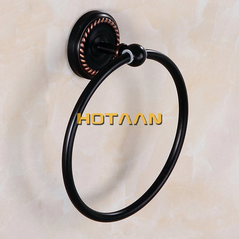 Solid Brass Black Bathroom Accessories Set Robe hook Paper Holder Towel Bar Soap Basket Bathroom Fitting Sets