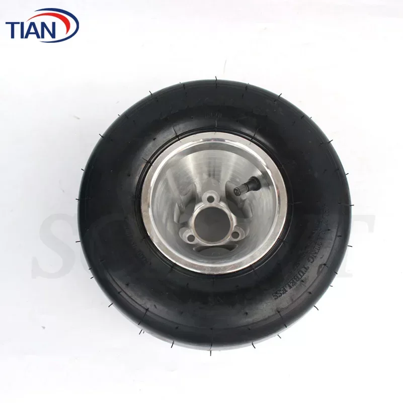 GO KART Wheel Front 10X4.50-5 Rear 11X7.10-5 Tubeless Tire Aluminum Alloy Rim Hub For KARTING ATV UTV Buggy