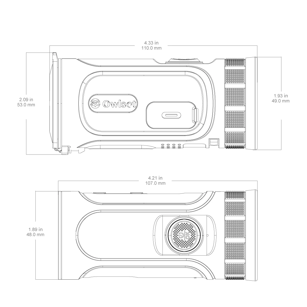 トイガン Vector Optics OwlSet ARGON Nano Vector Optics OwlSet ARGON Nano サーマルモノキュラー | 256×192