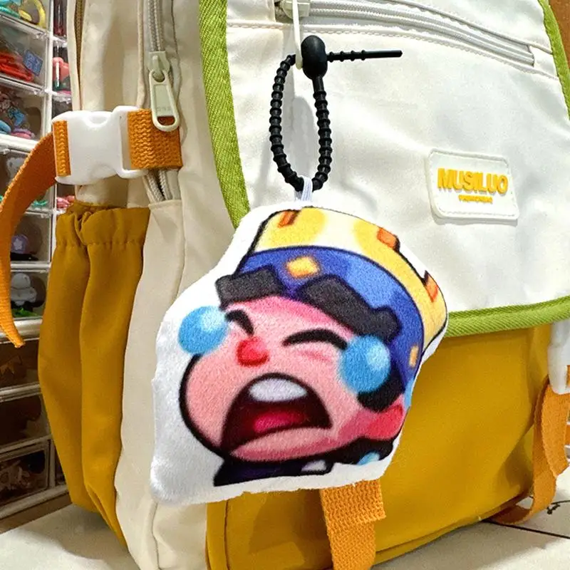 10cm Little Prince Crying Voice Cotton Pendant COS Game Clash Royale Keychain Doll Handmade Customize Production Kids Gift Toys