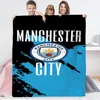 Blanket Oversized Manchester City Logo Plaid Blankets Sofa Decoration Luxury Throw Blankets and Throws Blanket for Sofas Cobija 2