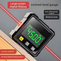 Inclinomètre laser magnétique, mesure d'angle numérique, niveau électronique numérique, rapporteur, spécialement conçu pour le travail du bois 5