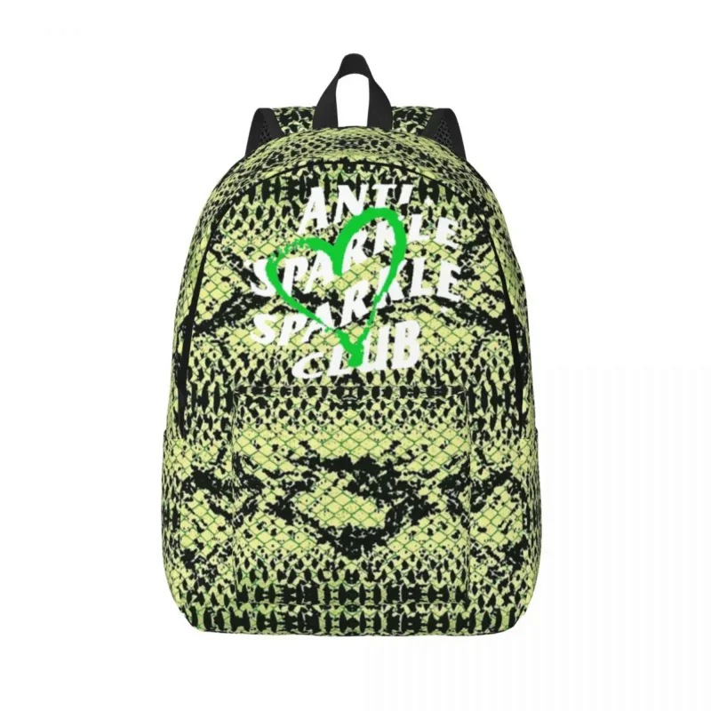 

Rainbow High Anti Sparkle Club Jade Hunter Backpack for Boy Girl Kids Student School Bookbag Canvas Daypack Preschool Bag