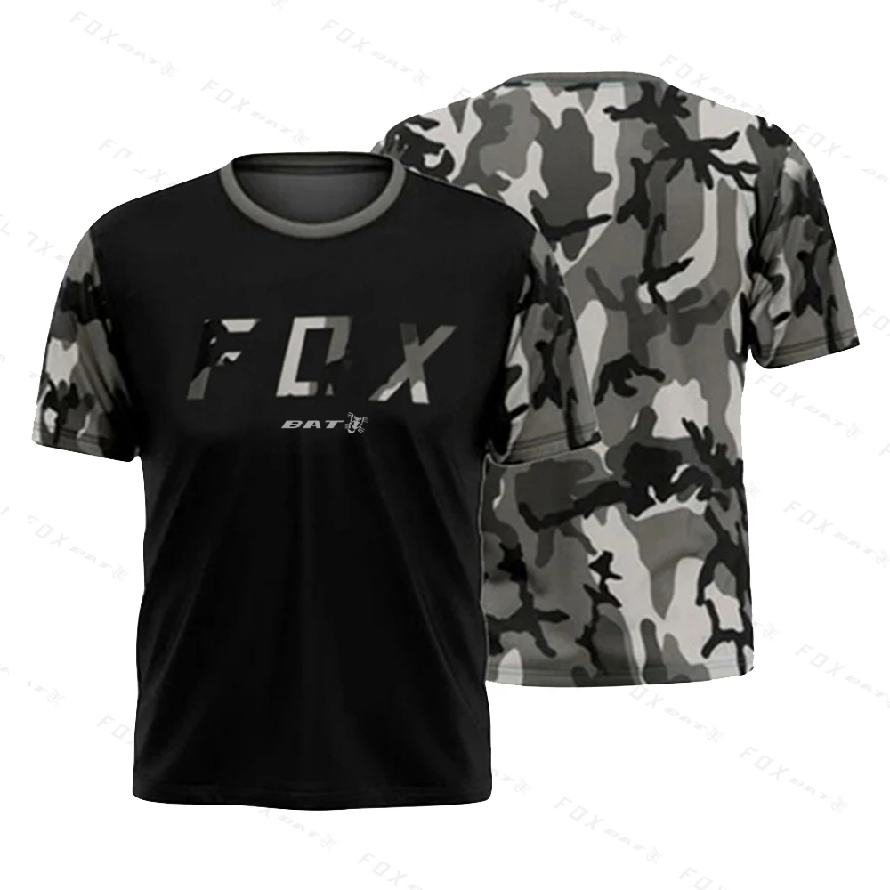

Short sleeves Quick Drying T-Shirts Bat Fox Men Cycling Quick Dry Motocross Jersey Motocross Sportwear Clothing Cycling jersey