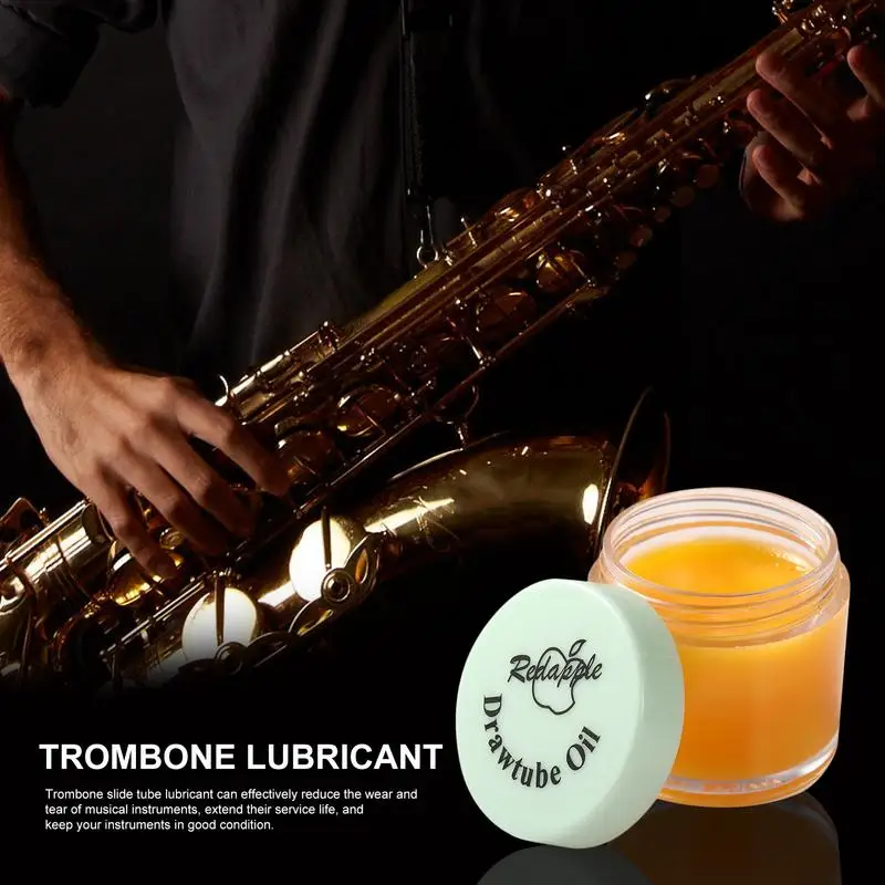 Trombone Pull Tube Oil Pull Tube Slide Lubricant For Trombone Moisturizing Effect Lubrication Tool For Home Concerts School