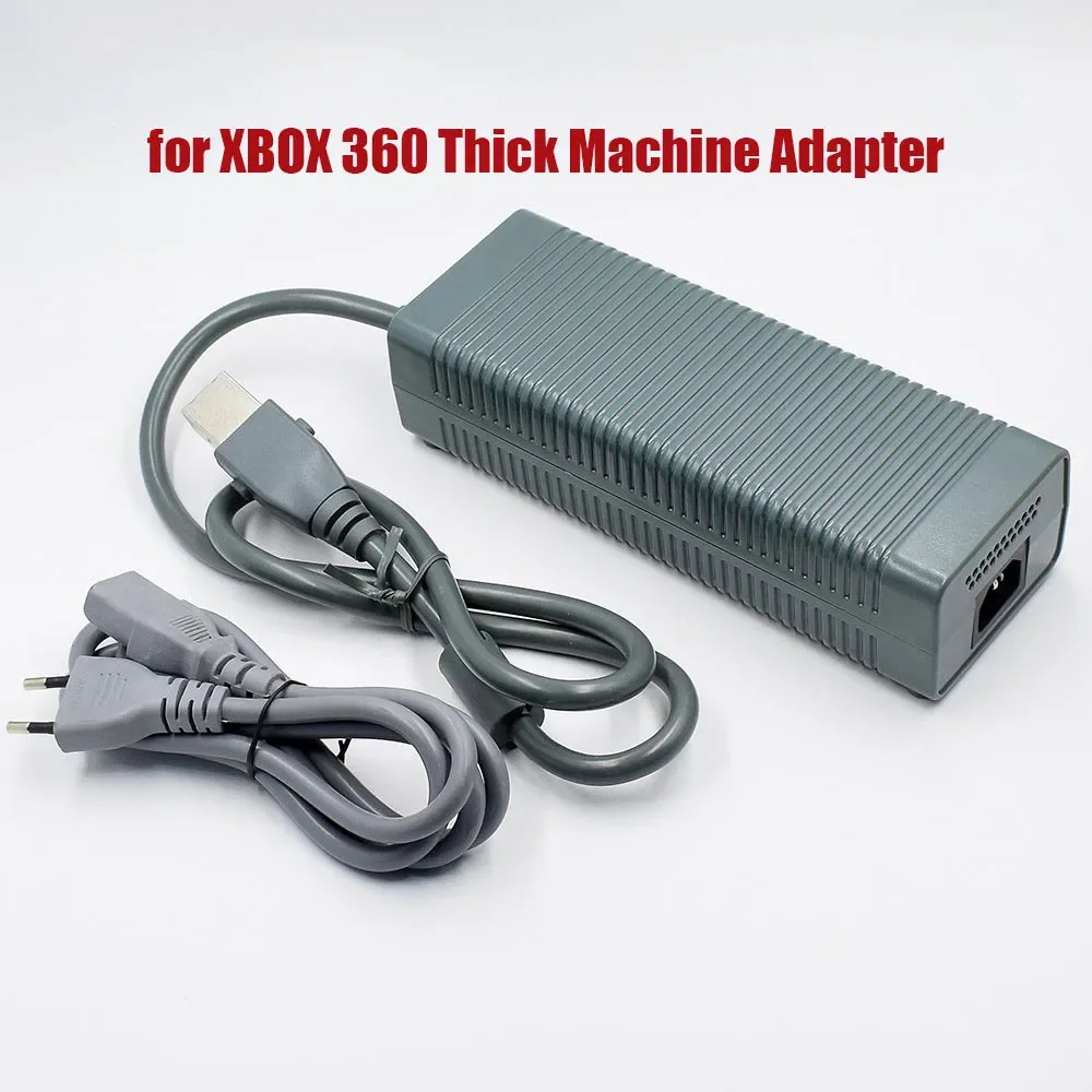 Power Adapter Power Supply Switching Power Supply Game Console Power Adapter for Xbox 360 Fat Console US/EU/AU Plug AC Adapter Power Supply Thick Machine Adapter fo Xbox360 Fat Console Repair Accessories