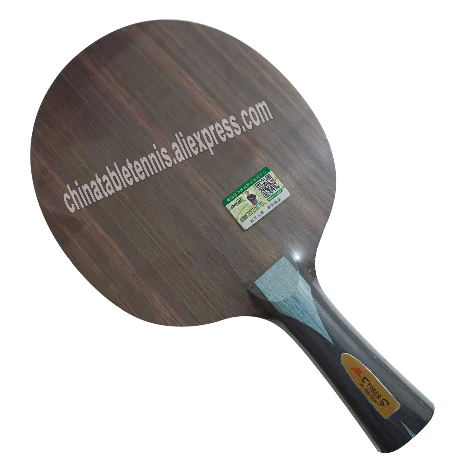 Raquette de tennis de table en carbone de haute qualité, avec pagaie de