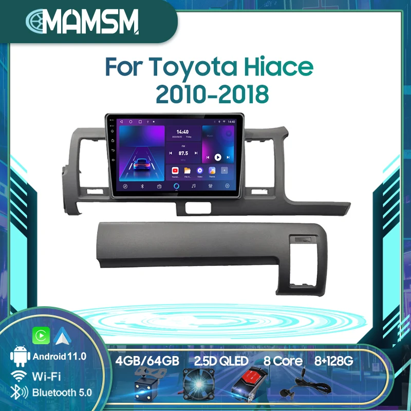 

Автомагнитола MAMSM для Toyota Hiace 2010-2018(RHD), 4G, GPS, 10 дюймов