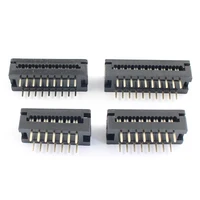 2.54mm x 7.62mm Pitch 3100 14 16 20 Pin Male Header FD IDC Socket Cable Connector 3100-14P 3100-16P 3100-20P 3