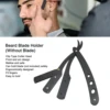 （ 1 Holder+10/20 Blades ）Straight shaver arm, men's folding manual shaver, men's shaver, razor sharp blade barber shop razor 3