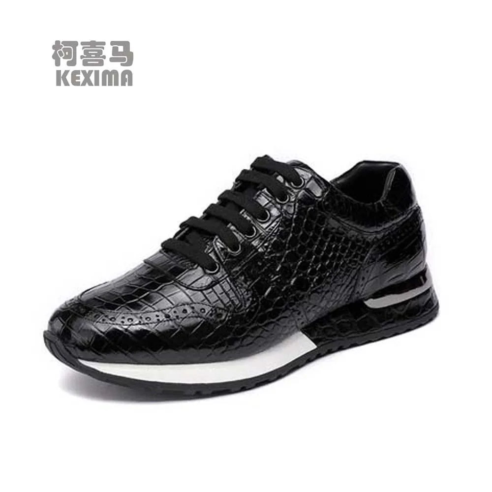 

hulangzhishi new arrival men leisure shoes male men crocodile shoes