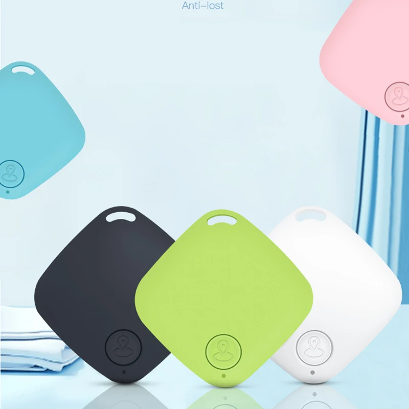Mini Smart Wireless Bluetooth Tracker Pet Kids Key Location Finder Car Bag Suitcase Anti-Lost GPS Locator Device Alarm Tracker
