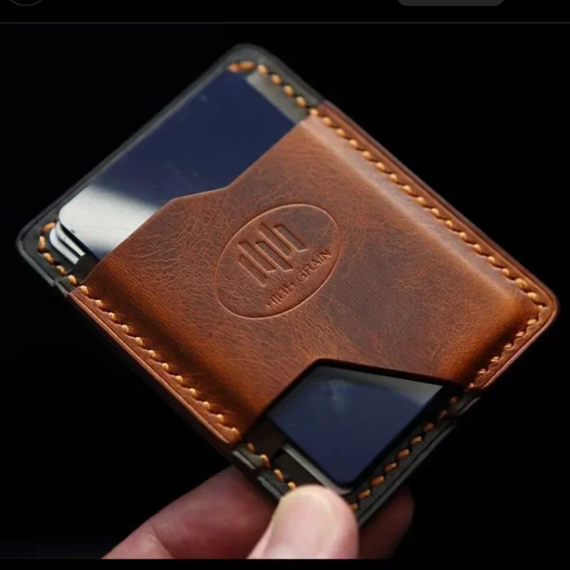 DIY 가죽 공예 다이 컷 마이크로 슬리브 지갑, 간단한 카드홀더 카드 케이스나이프, 금형 절단 다이 핸드 펀치 도구, 104x76mm