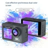 A15R -Wifi Anti-Shake Action Camera 5K 30FPS Dual Screen 170° Wide Angle 30M Waterproof Sport Camera With Remote Control 4
