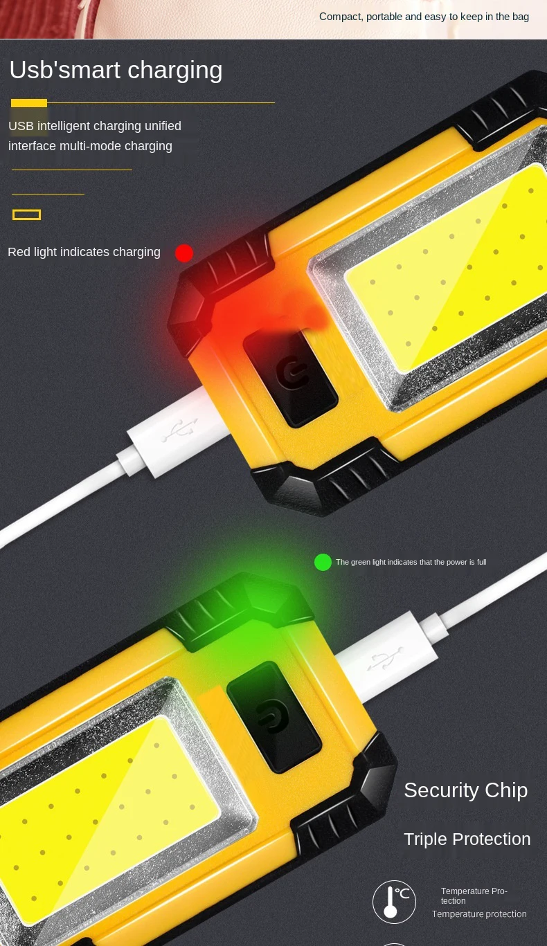 recarregável lanterna de bolso Auto Repair Light