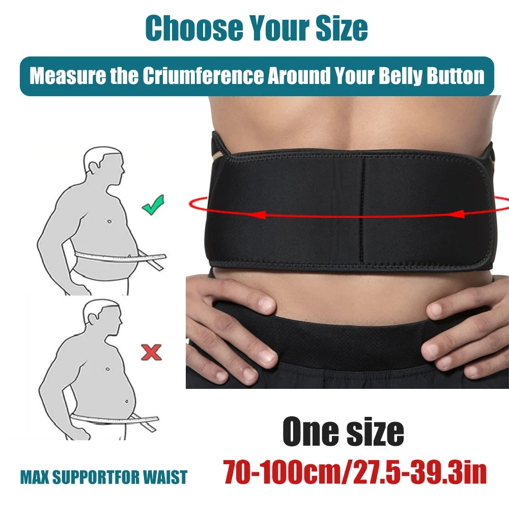 Lower Back Support Brace Lumbar Support Belt Lightweight Flexible Copper Infused Compression Back Brace Men Women