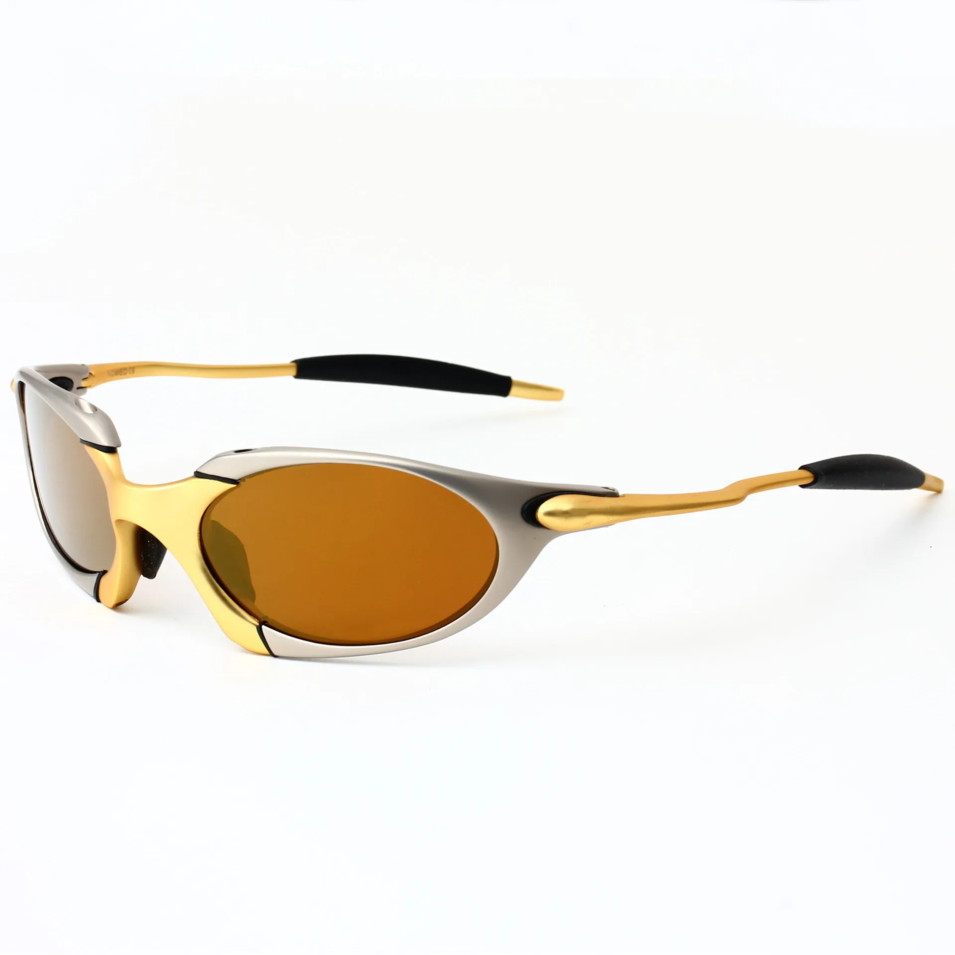 

Y2K Men's Metal Polarized Sunglasses Fashion Men's Future Technology Sense Outdoor Driving Riding Goggles Sea Fishing Sunglasses