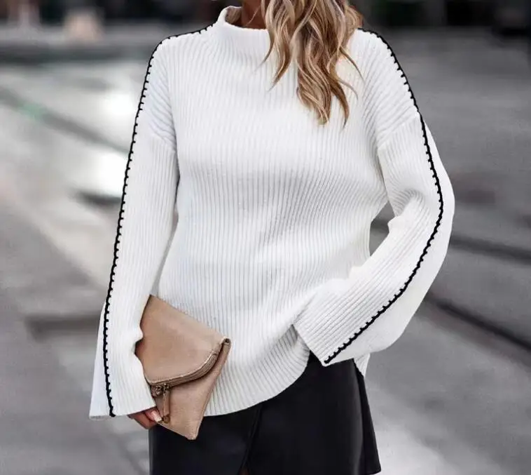 

Women Casual Sweaters Long sSleeved Warm Pullover