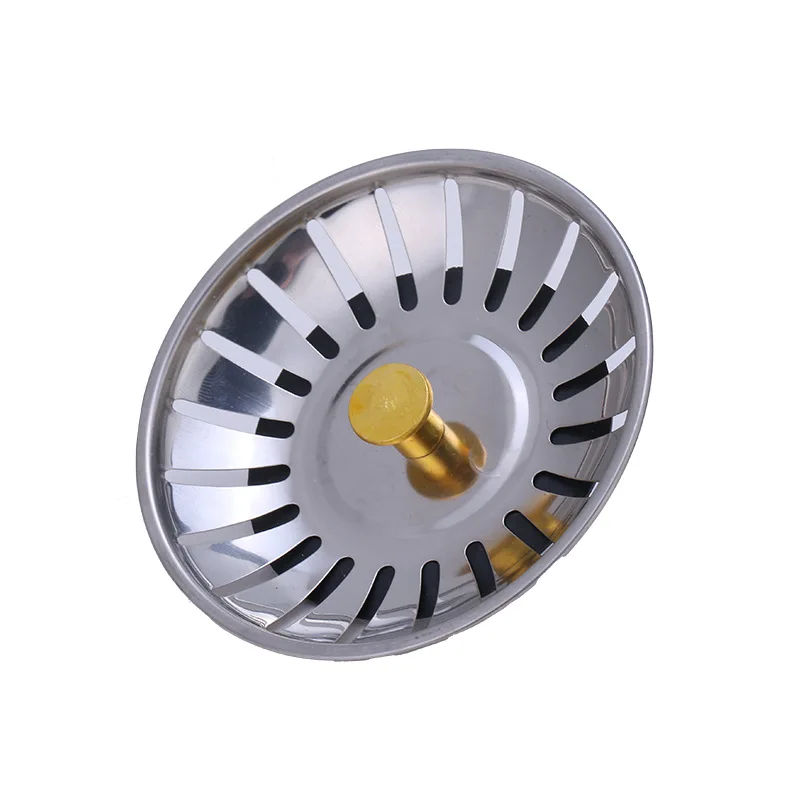 

1Pcs Stainless Steel Replacement Strainer 79mm Kitchen Water Basin Sink Drainer Strainer Leach Basket Waste Plug Stopper Filter