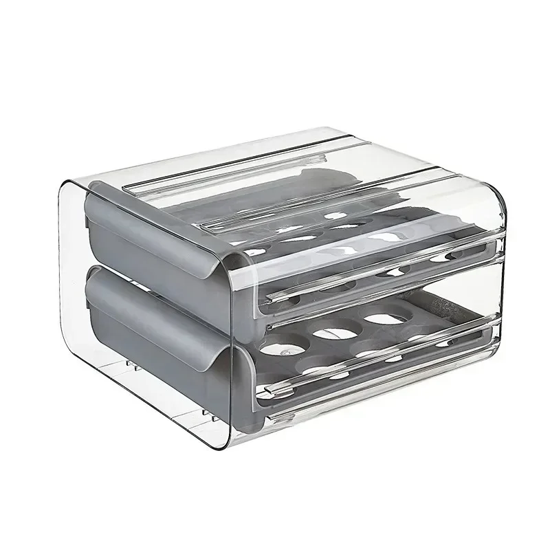 Egg storage box Drawer refrigerator special household food grade double sealed fresh kitchen large capacity 2