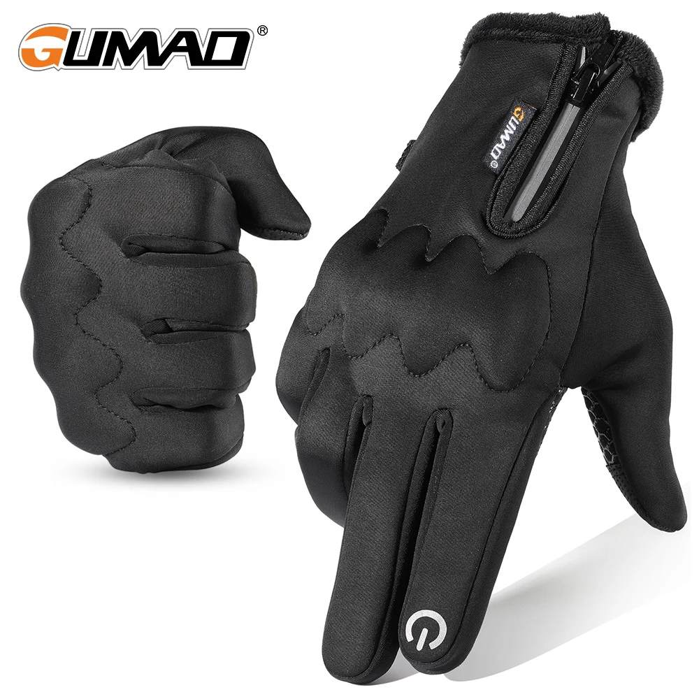 Gants d'hiver thermiques écran tactile pour ski et randonnée - Anti-dérapant et coupe-vent