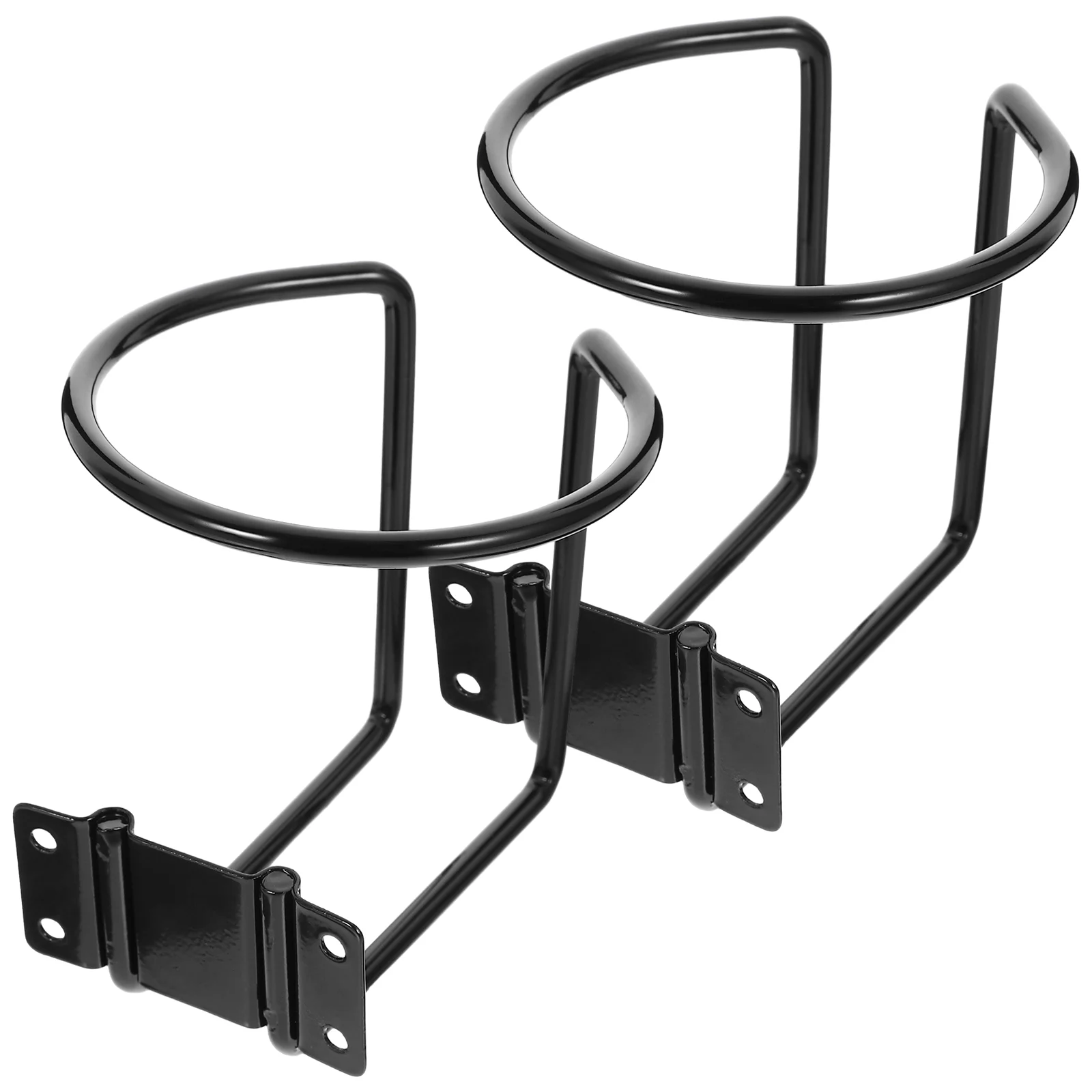 2Pcs Wall Mounted Cup Holder Metal Iron For Truck Cars Marine Dustproof Cup Dispenser Storage Rack For Home Office cup storage holder
