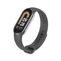 Silicone Sport Rubber Bracelet Wristband - Vibrant Colors and Comfortable Fit - Miband 8 9 10 (12)
