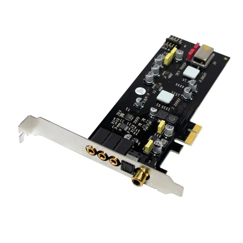 31BA ST113 PCIe SSS1700 게임용 로우 프로파일 PCIe 디지털 사운드 어댑터 변환