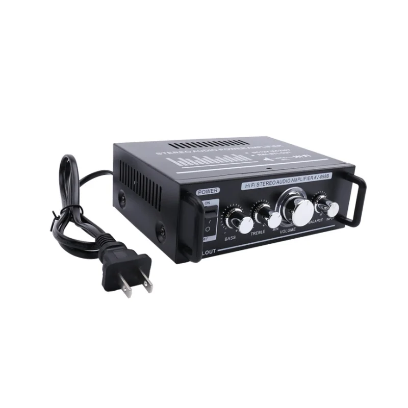 홈 시어터용 미니 AC 220V 스테레오 오디오 파워 앰프, 자동차 오디오 스피..