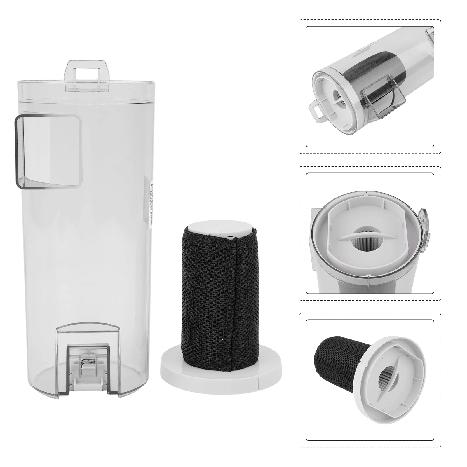 

Контейнер для мусора, пылесборник, запасные части, пылесборник, Ручной беспроводной многоразовый контейнер для пыли