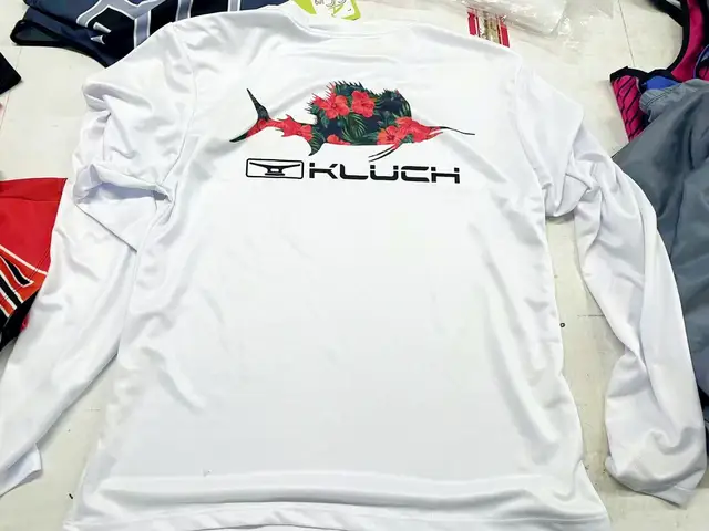 KLUCH-낚시 티셔츠, 아웃도어 의류, 햇빛 차단, 통기성, 낚시용 의류