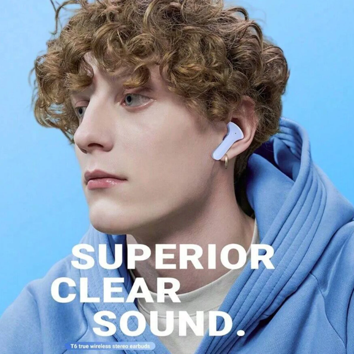 STSEarConect Original T2 Wireless Bluetooth Earphone HIFI Headphones Power Digital Display Stereo Sound Earphones for phones 5