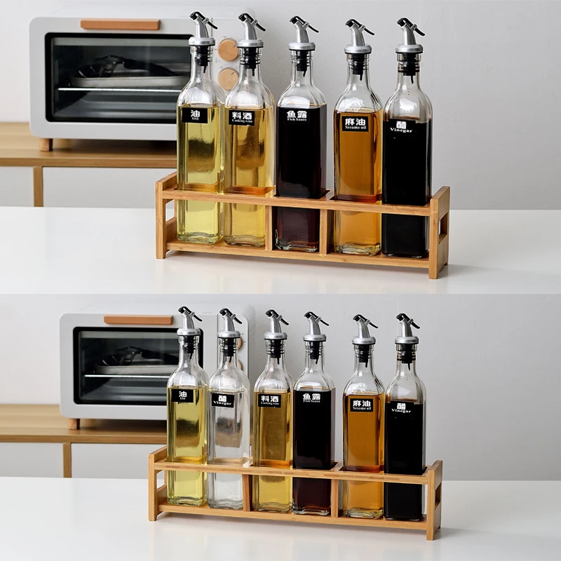 

Kitchen seasoning box, oil bottle, household ceramic seasoning tank, oil salt sauce vinegar pot, bottle combination set