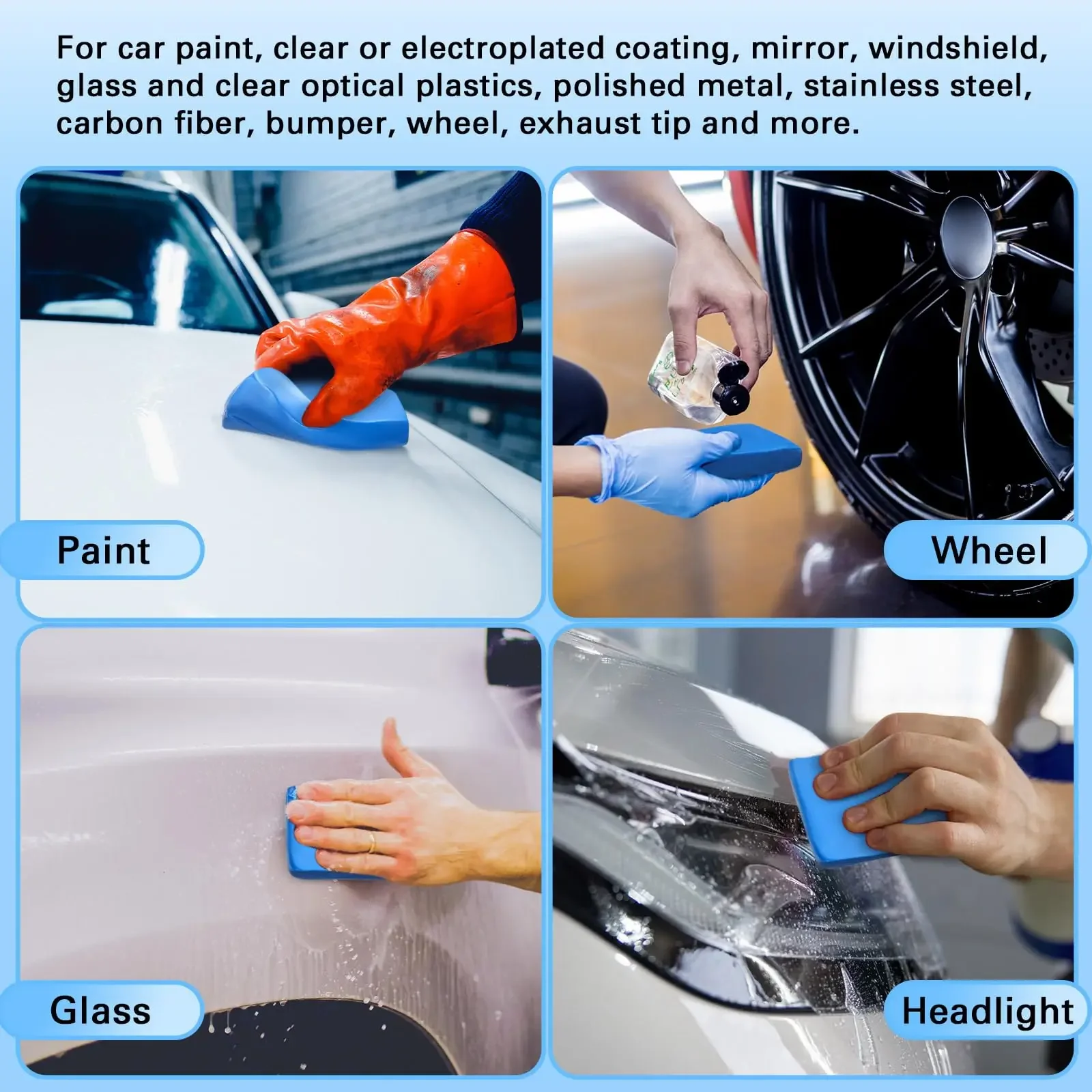 Car Cleaning Clay Bar for Detailing Waxing Polish 1-10Pcs car detailing cleaner car cleaning tool car cleaning clay bar