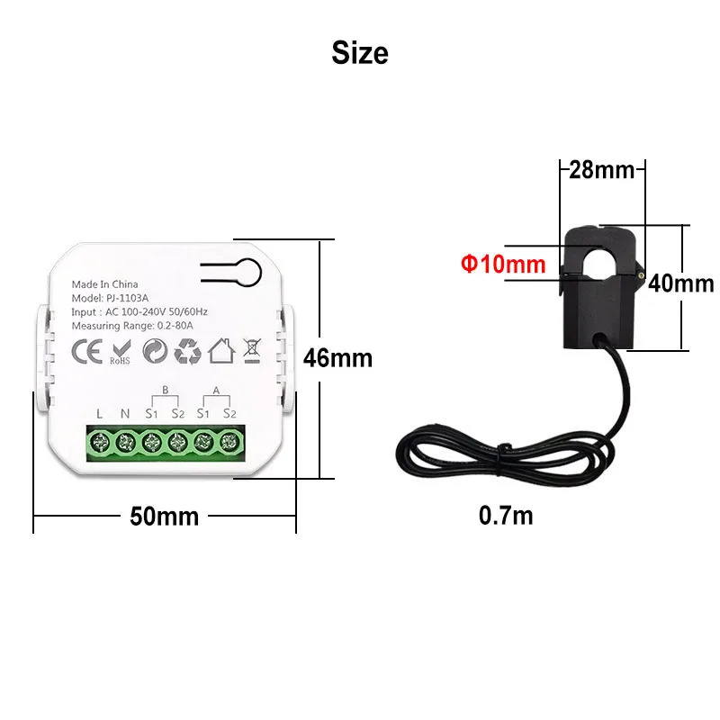 Smart 2 Way WiFi Energy Meter Bidirection 1/2 Channel with thumbnail 8