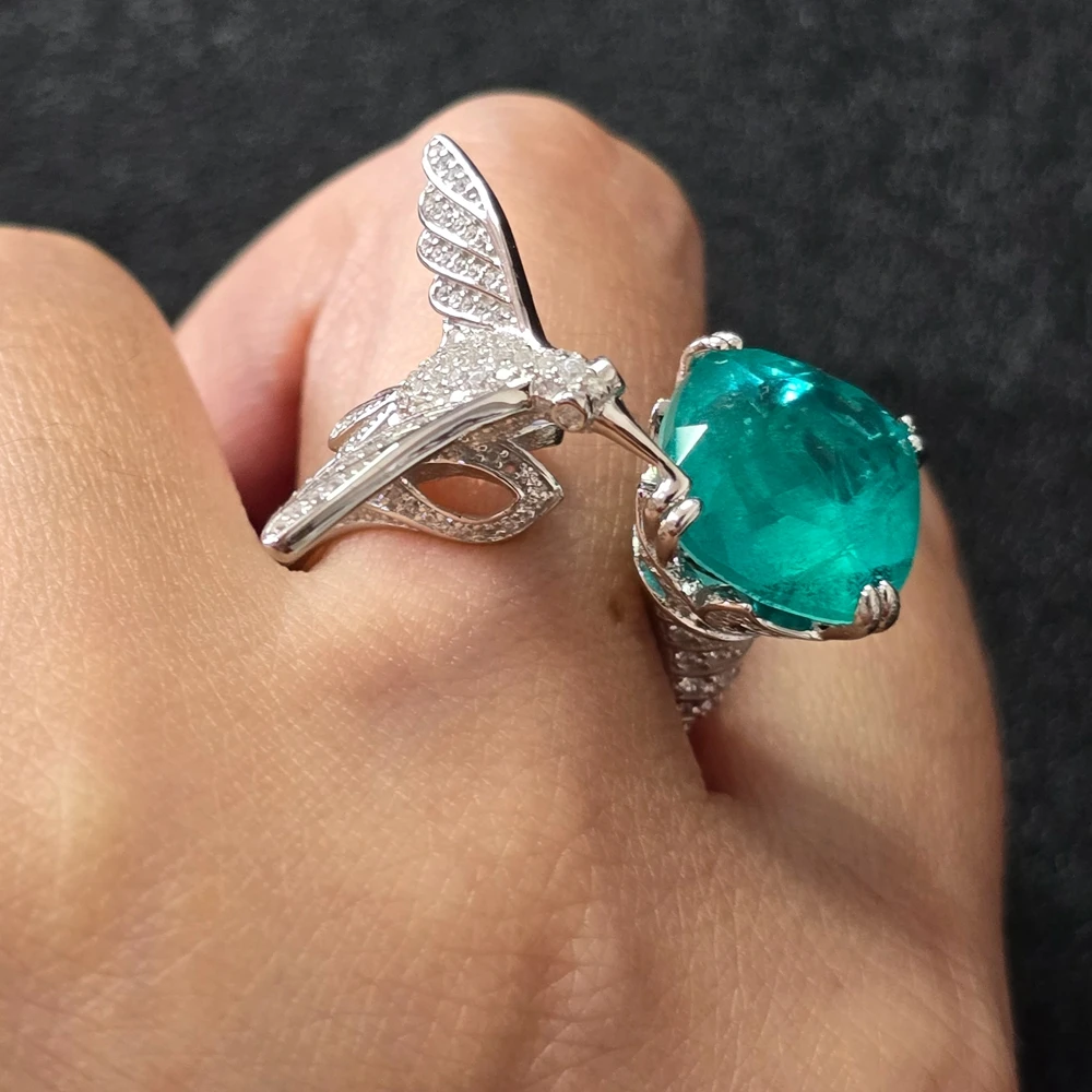 arigaya-925-sterling-silver-with-cushion-cut-created-blue-green-paraiba-tourmaline-bird-shaped-rings-fine-jewelry-for-women-2024