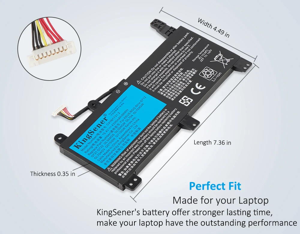 Bateria GL504GS