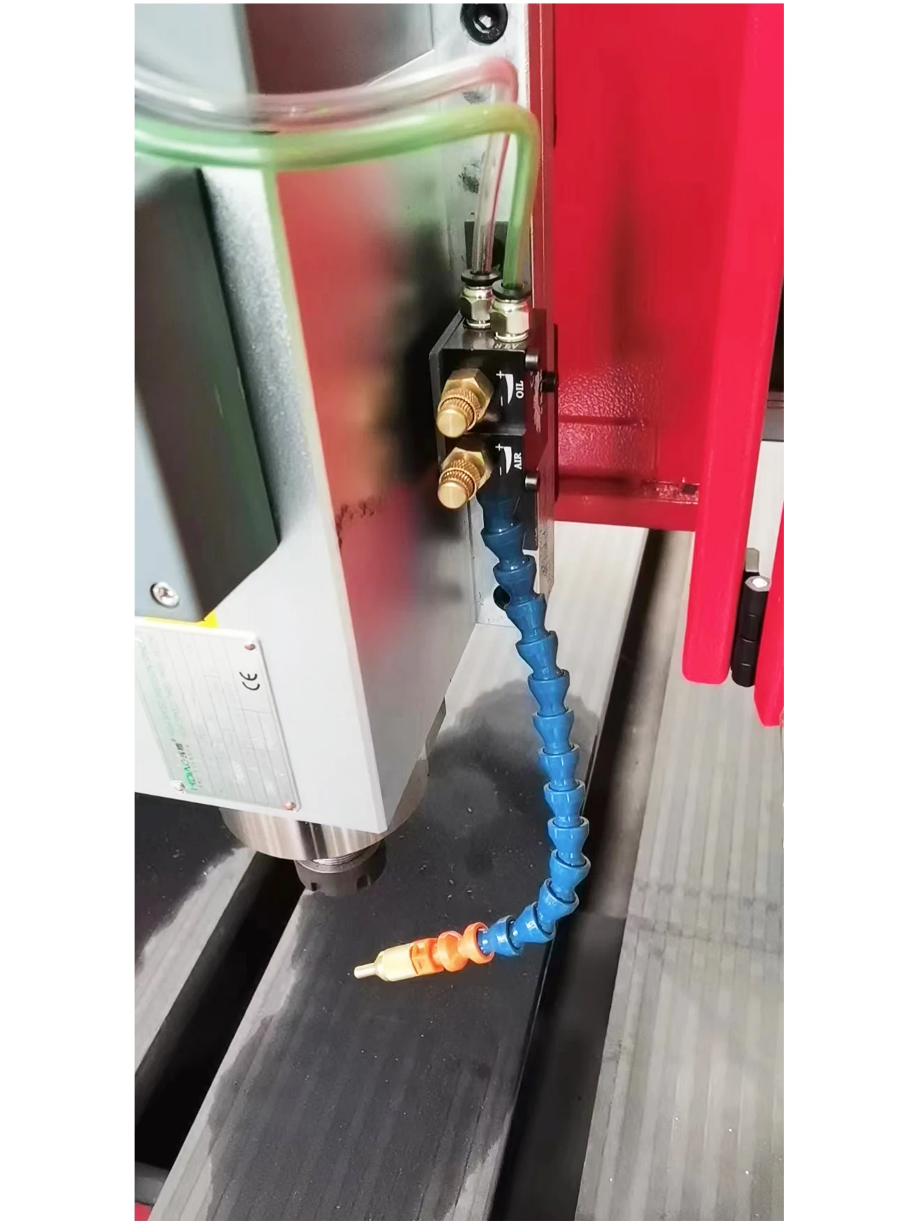 Metalworking Coolant Pump Oil Mist Sprayer Metal Cutting Cooling CNC Engraving Cooler 4L 2 Hose Kit Compact YS-BPV-C