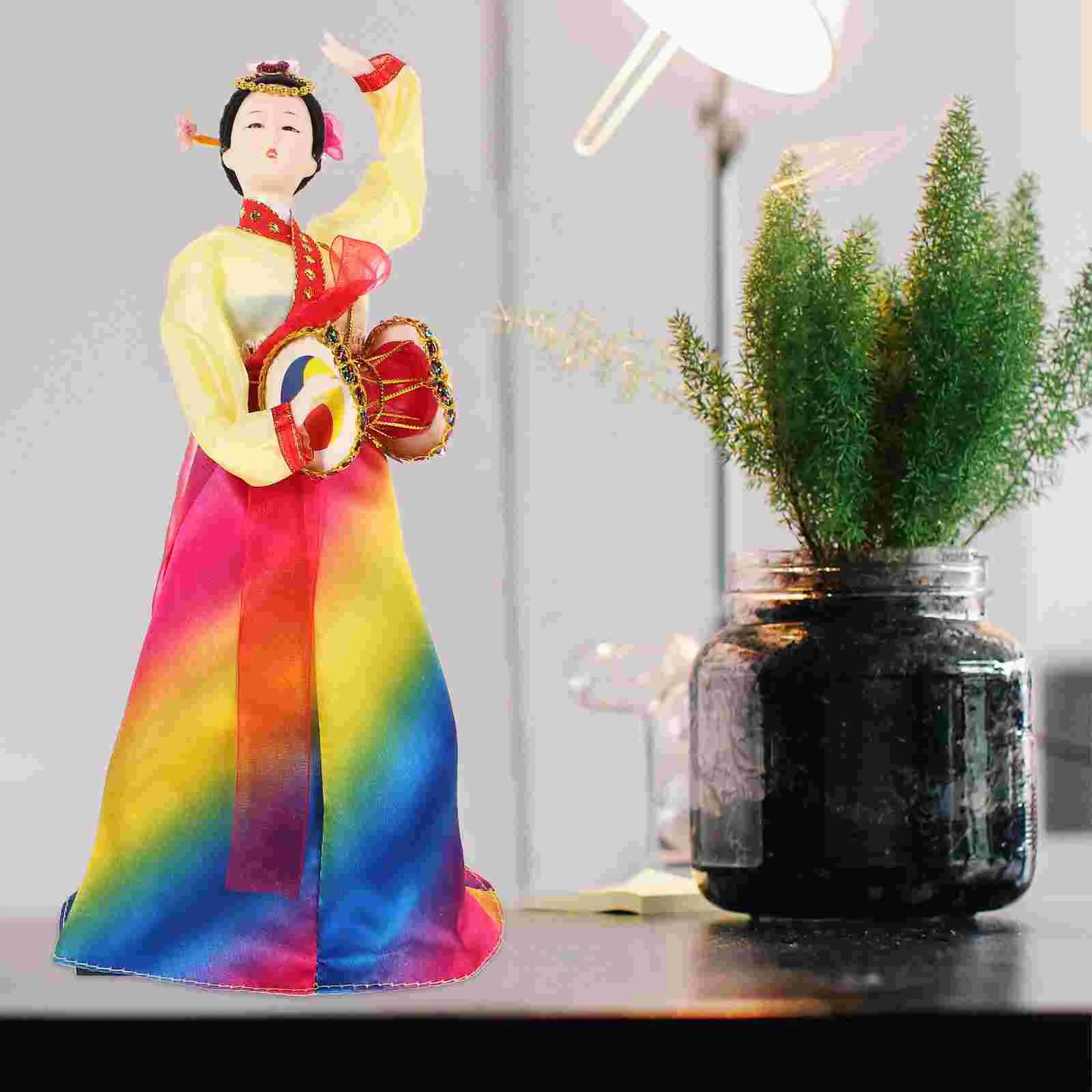 

Korean Hanbok Decoration Korean Traditional Hanbok Figure Hanbok Statue