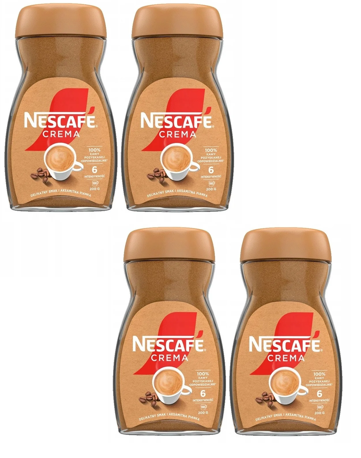 4x Kawa rozpuszczalna NESCAFE Sensazione Creme 200 g z Polski za $18.12 / ~76zł 4x Kawa rozpuszczalna NESCAFE Sensazione Creme 200 g z Polski za $18.12 / ~76zł