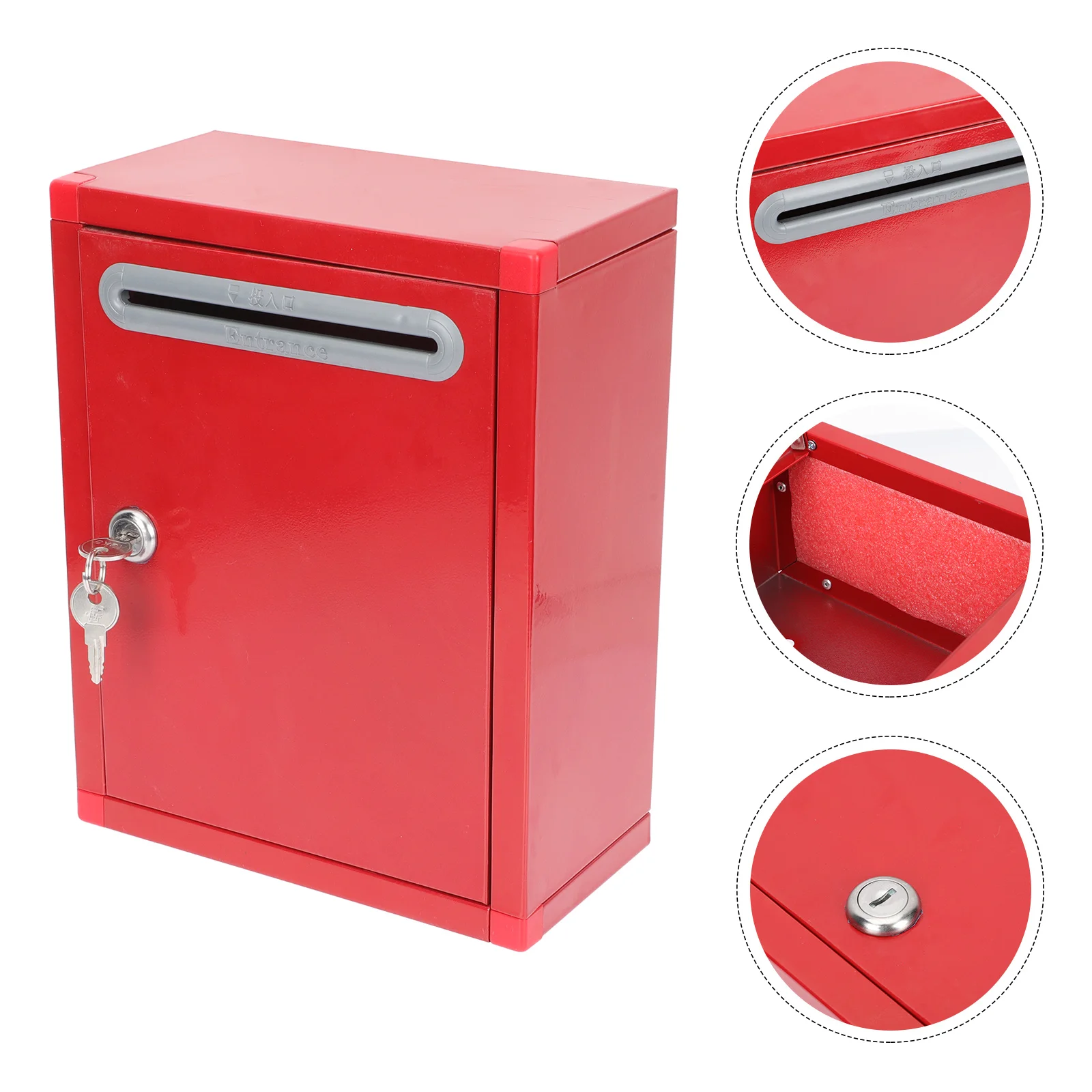 

Suggestion Box Public Voting Box Stainless Steel Donation Box Public Complain Box