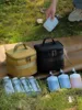 Kosibate Outdoor Camping Seasoning Bottle Bags Portable Picnic Barbecue Spice Jar Storage Handbag (Only Bag) 3