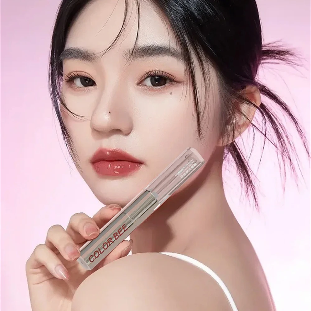 Double Lip Glaze Double-headed Transparent High Color Rendering Easy To Color No Fading Matte Mirror