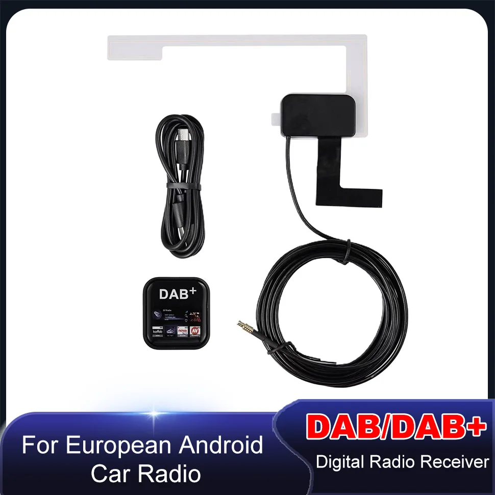 DAB+ DAB Antenna USB Adapter Universal Android Car Radio GPS Stereo Receiver Europe DAB+ DAB adapter for car radio kit dab antenna car radio antenna